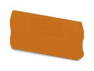 END COVER, TERMINAL BLOCK, ORANGE