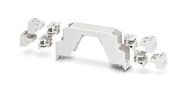 DIN RAIL HOUSING, UPPER, POLYAMIDE, GREY