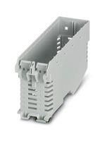 DIN RAIL HOUSING, LOWER, POLYAMIDE, GRY