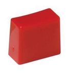 SWITCH CAP, RECTANGULAR, RED, PB SWITCH