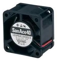 DC AXIAL FAN, 14.8CU.FT/MIN, BALL, 40MM