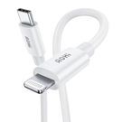 AOHI AOC-L003 USB-C to Lightning cable, 1.2m, 3A, with MFi certificate (white), AOHI