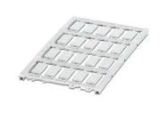 LABEL, POLYAMIDE, WHITE, 9MM X 17.5MM