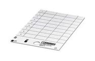 LABEL, PVC, WHITE, 15MM X 27MM