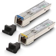 Extralink SFP 1.25G | SFP WDM Module | 1,25Gbps, 1310/1550nm, single mode, 3km, SC, DOM, pair, dedicated for HP/Aruba, EXTRALINK