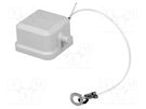 Protection cover; size 3A; cord; for latch; polyamide; 21x21mm MOLEX