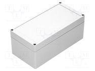 Enclosure: multipurpose; X: 120mm; Y: 240mm; Z: 100mm; ABS; dark grey 