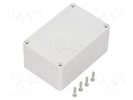 Enclosure: multipurpose; X: 80mm; Y: 120mm; Z: 55mm; polycarbonate GAINTA