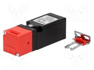 Safety switch: key operated; FR; NC + NO; IP67; polymer; black,red 