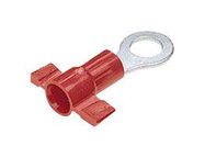 TERMINAL, RING TONGUE, 1/4", 18AWG, RED