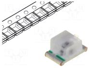 LED; amber; SMD; 0805; 25÷40mcd; 2x1.25x1mm; 120°; 20mA; λd: 605nm LUCKYLIGHT