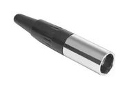 CONN, XLR AUDIO, PLUG, 6POS, CABLE