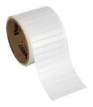 LABEL, 47.75 X 7.62MM, POLYESTER, WHITE