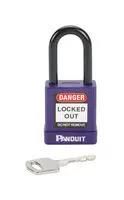 LOCKOUT PADLOCK, 40MM, ALUM/STL, PURPLE