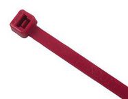 CABLE TIE, NYLON 6.6, 99.1MM, 18LB, RED
