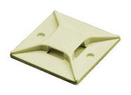 CABLE TIE MOUNT, 25.4MM, ABS, IVORY