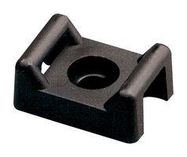 CABLE TIE MOUNT, 16MM, PA6.6, BLACK