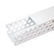 ROUND HOLE DUCT, PVC, 2X4X6',WHT,6FT