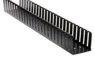 WIDE SLOT DUCT, PVC, .75X1X6',BLK,6FT