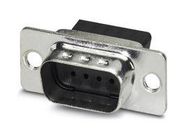 D SUB HOUSING, PLUG, 9POS, DE, STEEL