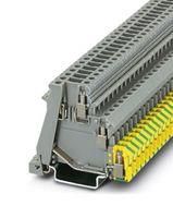 DIN RAIL TB, SCREW, 4POS, 24-12AWG