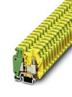 DIN RAIL TB, SCREW, 2POS, 24-10AWG