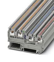 DIN RAIL TB, PUSH IN, 4POS, 26-14AWG