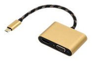 CONVERTER, USB C PLUG-HDMI/VGA RCPT