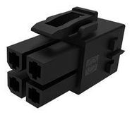CONNECTOR HOUSING, RCPT, 8POS, 2ROW