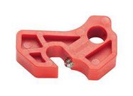 CIRCUIT BREAKER LOCKOUT, NYLON, RED