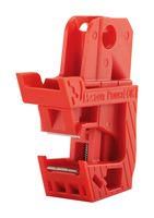 CIRCUIT BREAKER LOCKOUT, NYLON, RED