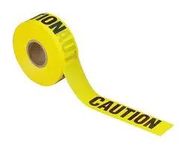 HAZARD TAPE, CAUTION, BLACK/YELLOW