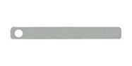 MARKER TAG, STAINLESS STEEL, NATURAL