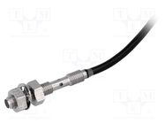 Sensor: inductive; OUT: PNP / NC; 0÷0.8mm; 10÷30VDC; M4; IP67; 50mA OMRON