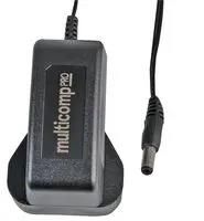 ADAPTER, AC-DC, 12V, 1A