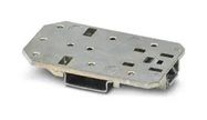 UNIVERSAL DIN RAIL ADAPTER, ZINC, BLUE