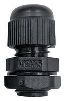CABLE GLAND, PA/NBR, 16MM-21MM, BLACK