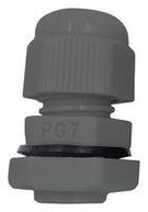 CABLE GLAND, PA/NBR, 4MM-8MM, GREY
