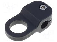 Holder; polyamide; Mount.hole diam: 19mm; D: 10mm; S: 8mm ELESA+GANTER