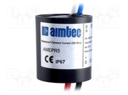 Power supply: switched-mode; LED; 5W; 3÷5VDC; 1A; 90÷264VAC; IP67 AIMTEC