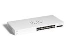Cisco CBS220-24T-4G | Switch | 24x RJ45 1000Mb/s, 4x SFP, Desktop, Rack, CISCO