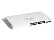 Cisco CBS220-24FP-4X | Switch | 24x RJ45 1000Mb/s PoE, 4x SFP+, Desktop, Rack, 382W, CISCO