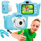 Extralink Kids Camera H28 Dual Blue | Camera | 1080P 30fps, 2.0" screen, EXTRALINK