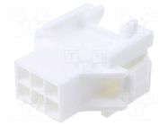 Connector: wire-wire/PCB; plug; male; PIN: 6; Mini-Fit BMI; 4.2mm MOLEX