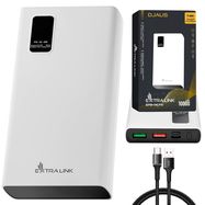 Extralink EPB-067W 10000mAh White | Powerbank | Power bank, Fast Charging, USB-C, EXTRALINK