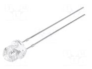 LED; green; 4.85mm; 1560÷2180mcd; Front: Diamond; Pitch: 2.54mm OPTOSUPPLY