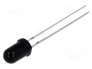 PIN IR photodiode; 5mm; THT; 940nm; 700÷1200nm; 2nA; convex; black LUCKYLIGHT