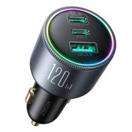 Car charger Joyroom JR-CCN07 , 3-Port C to C, 120 W, (Gray), Joyroom