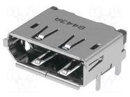 Connector: Display Port; socket; PIN: 20; angled 90°; SMT 