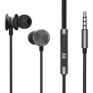 Wired Earphones JR-EW03, Half in Ear (Dark Grey), Joyroom
